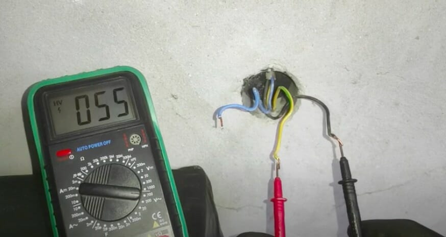 testing now the wire for voltages