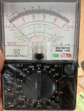 analog multimeter
