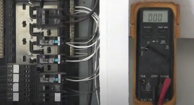 A circuit panel and a multimeter set