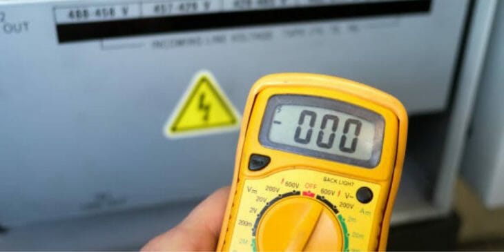 voltage check using multimeter