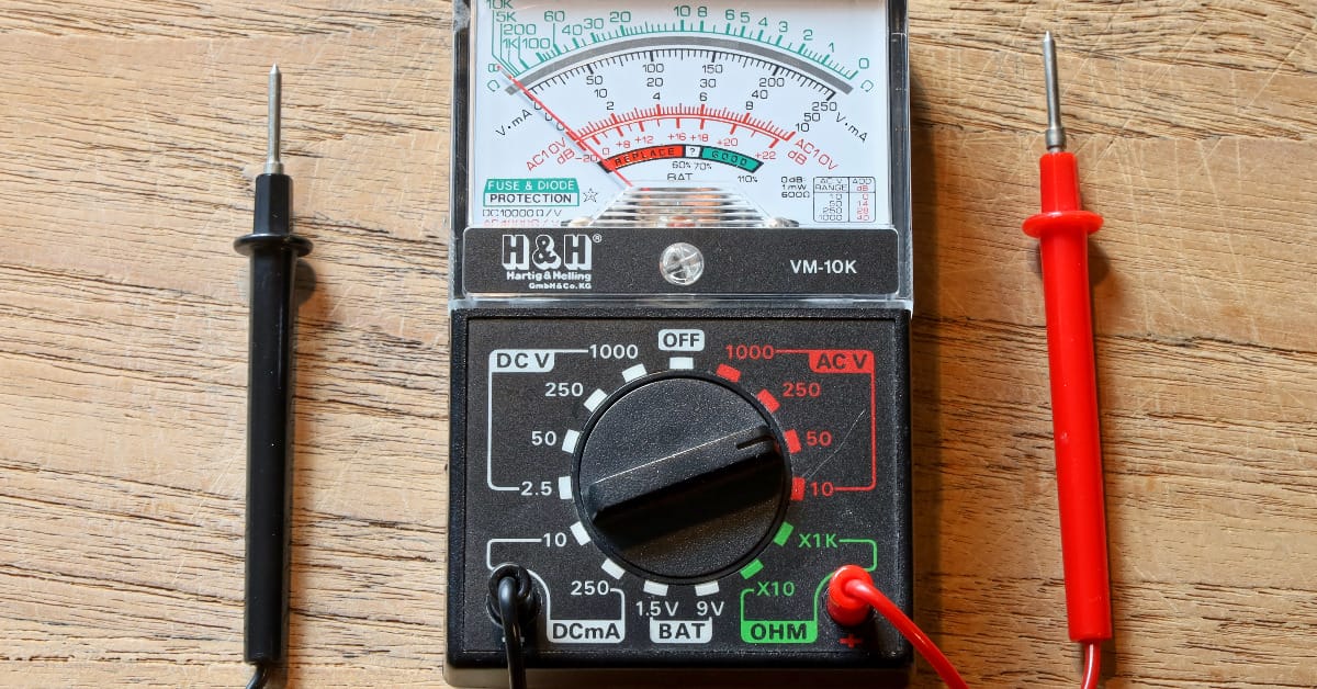 Multimeter Voltage Symbol