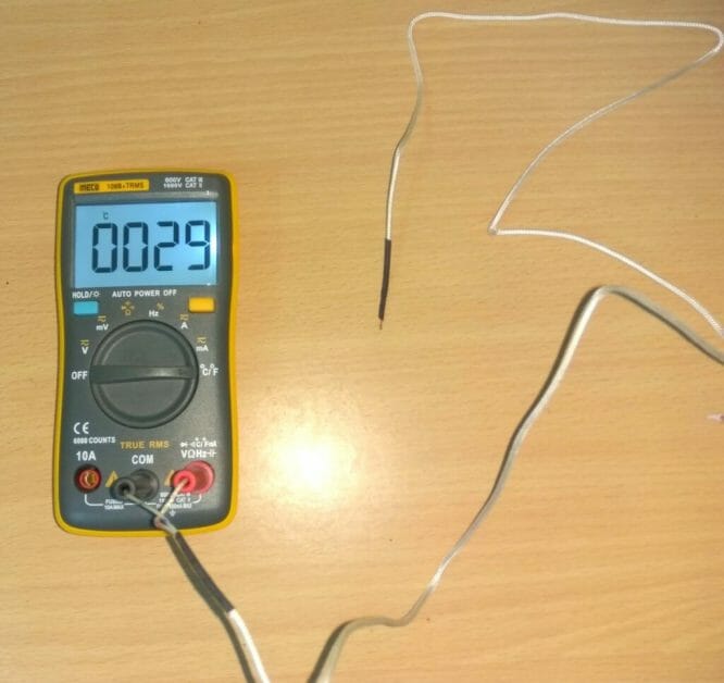 multimeter with wire
