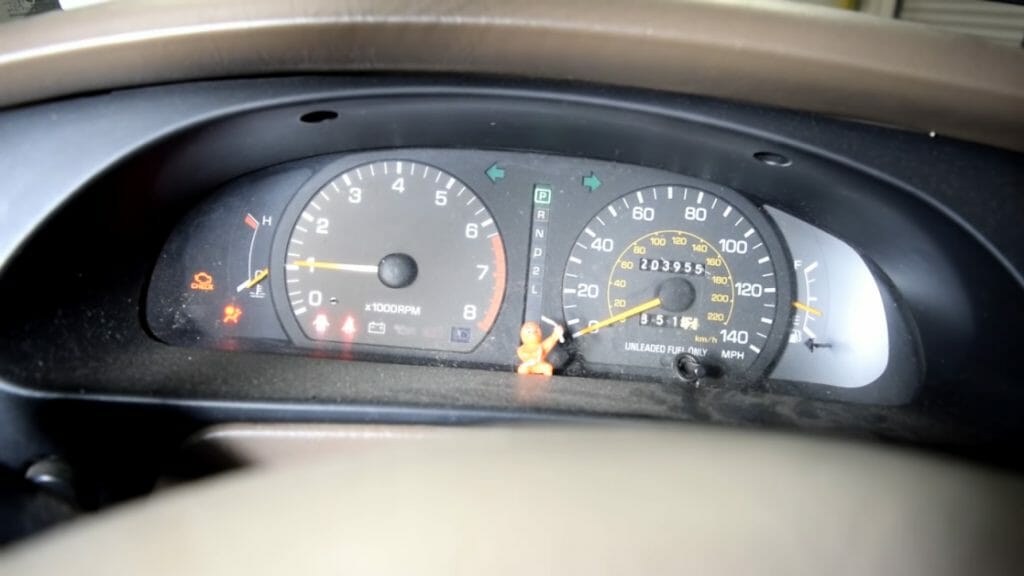 car accelerator and gas meter