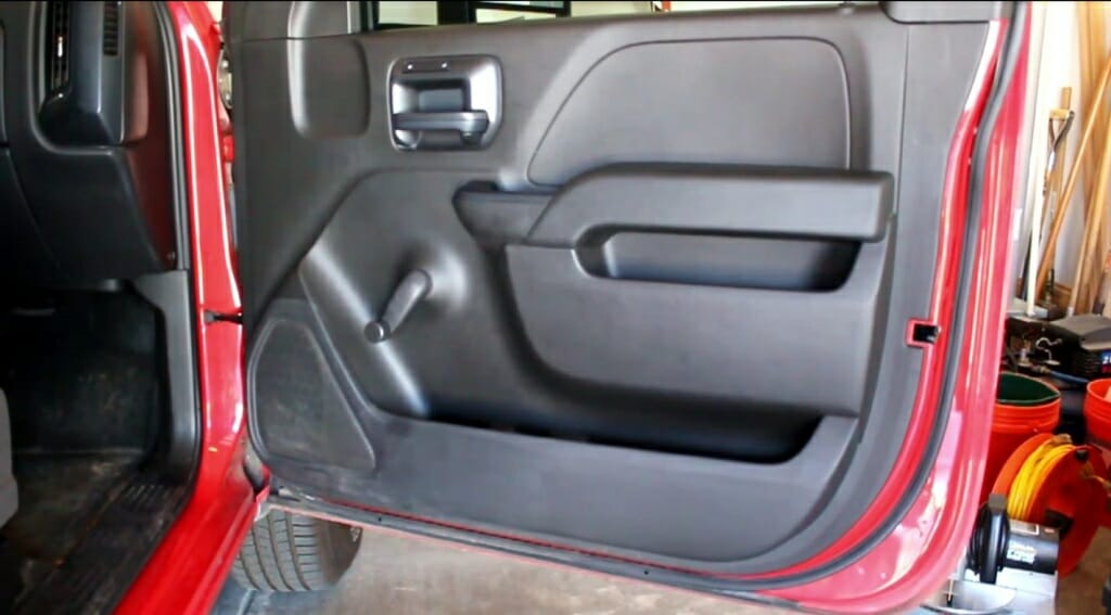 car window on the passenger side opened