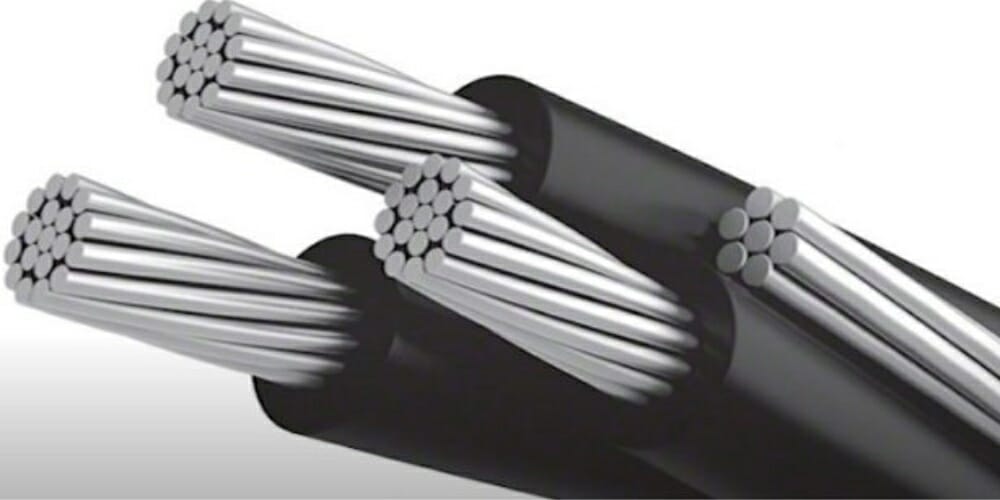 cable wires - black and white