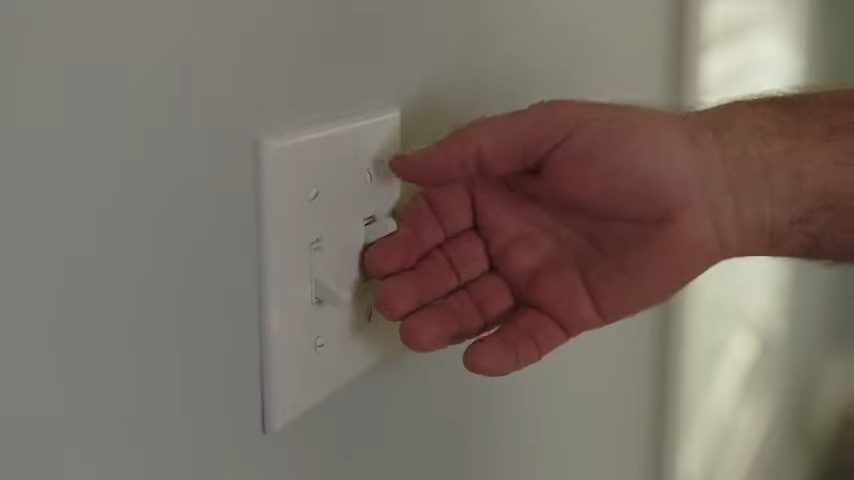 checking the on and off switch