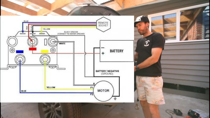 motor / battery wiring diagram