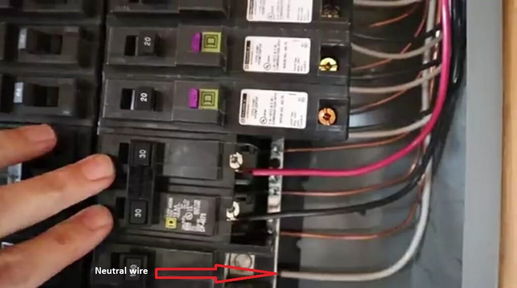 neutral wires installed