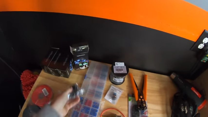 preparing tools needed on the table