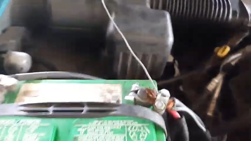 running wires to the horn