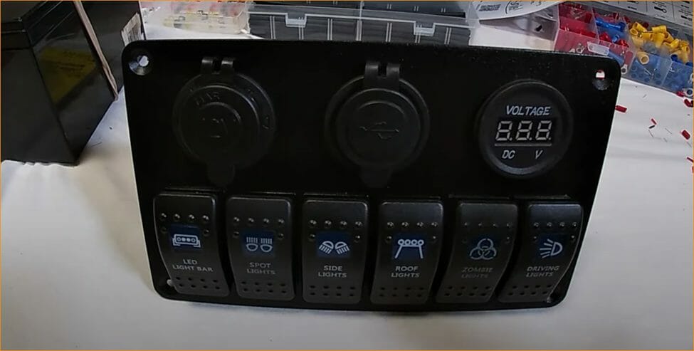 boat switch panel