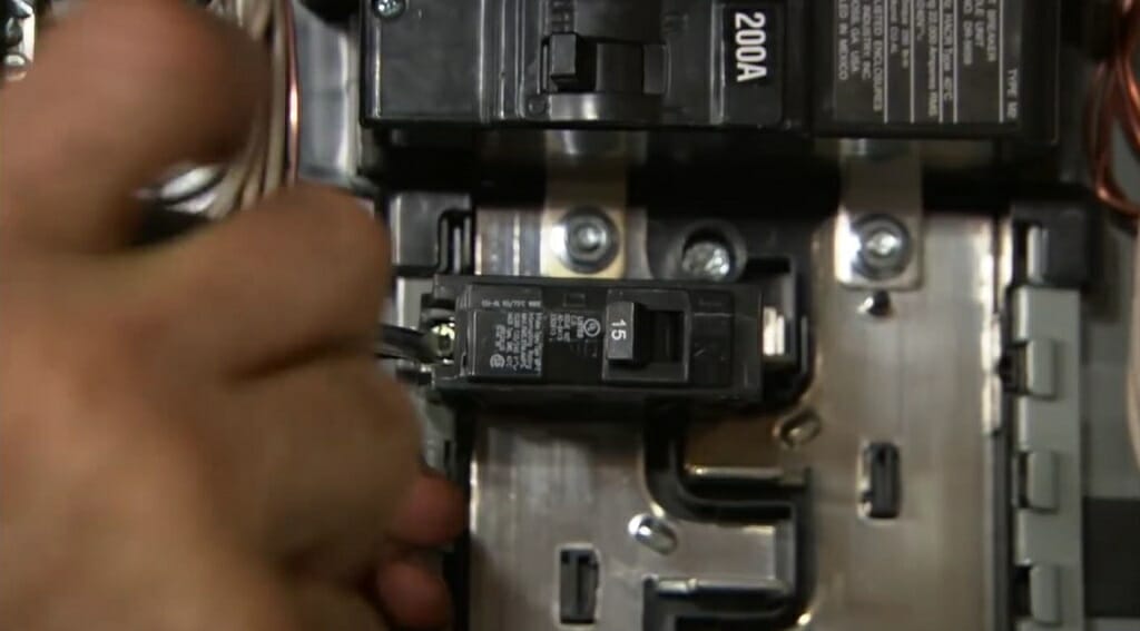 connect all the wires to the breakers