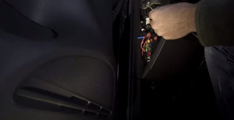 connect the car audio to the amp with RCA cables