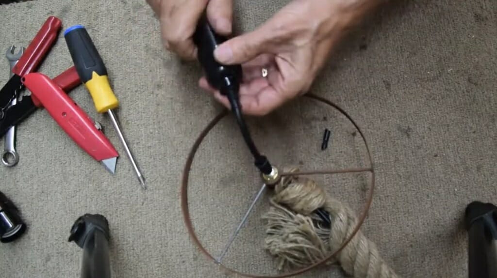 connecting the other parts of the holder