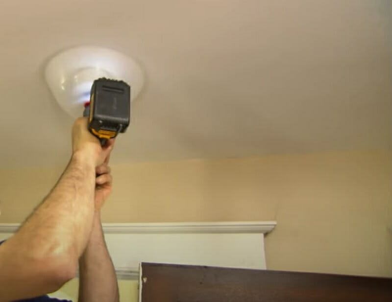 cutting the drywall