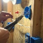 finishing up wire capping