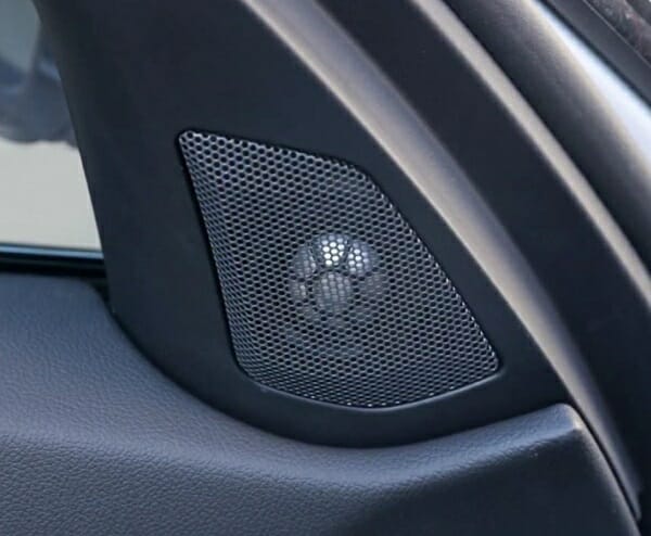 installing tweeter at a passenger and driver seats