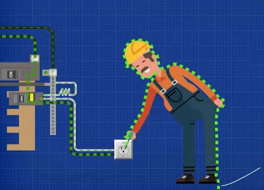 man get electrocuted (diagram)