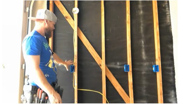 rolling out the wires