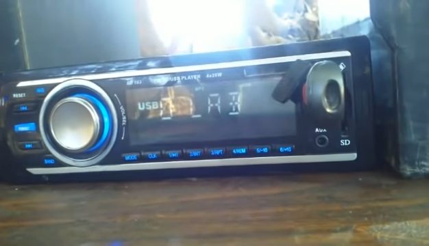 switching on the radio