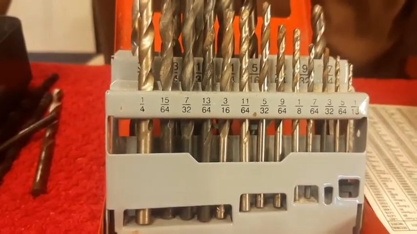 drill bit set and lag bolt