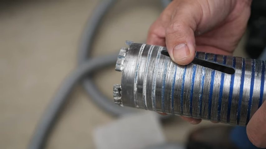 drill large holes in concrete surfaces