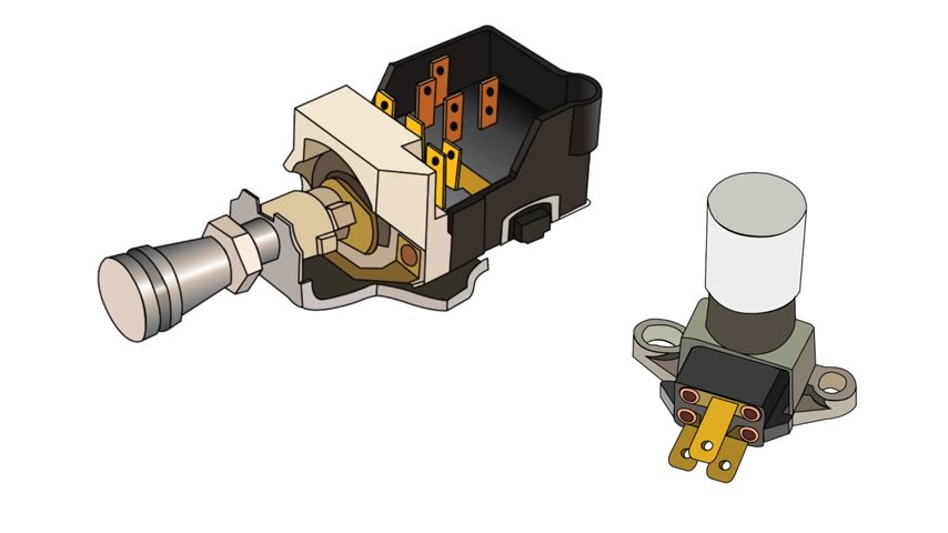 headlight power flow