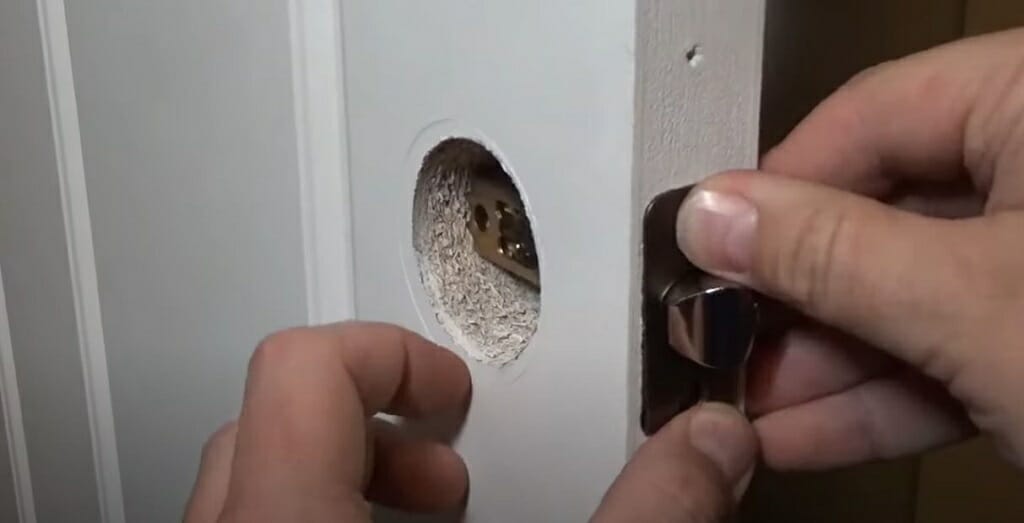 install new door latch