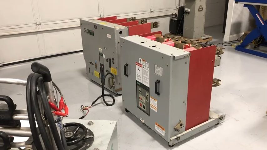 medium-level circuit breakers on the floor