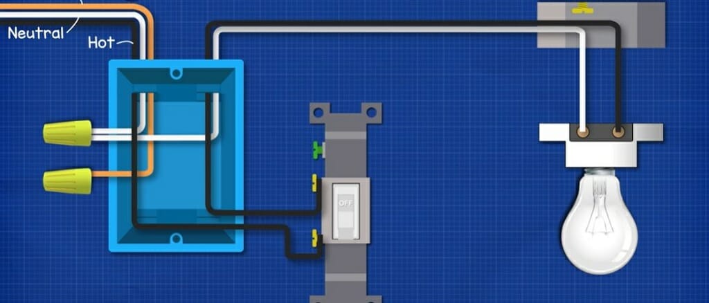 neutral and hot wire diagram