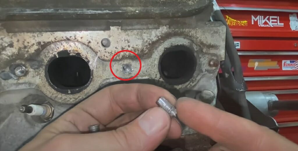 pull out the broken bolt