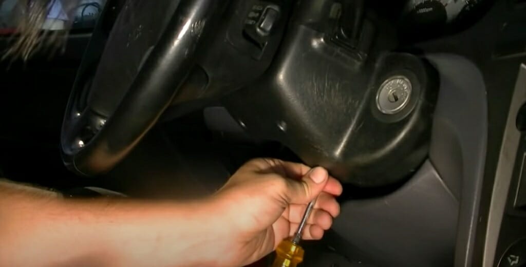 removing steering wheel and plastic covers