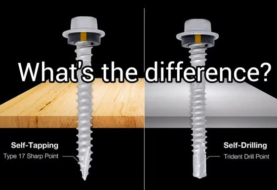 A self tapping and self-drilling screw nail