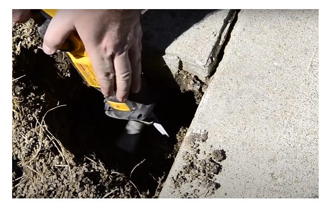 take a sawzall and cut off the flattened end