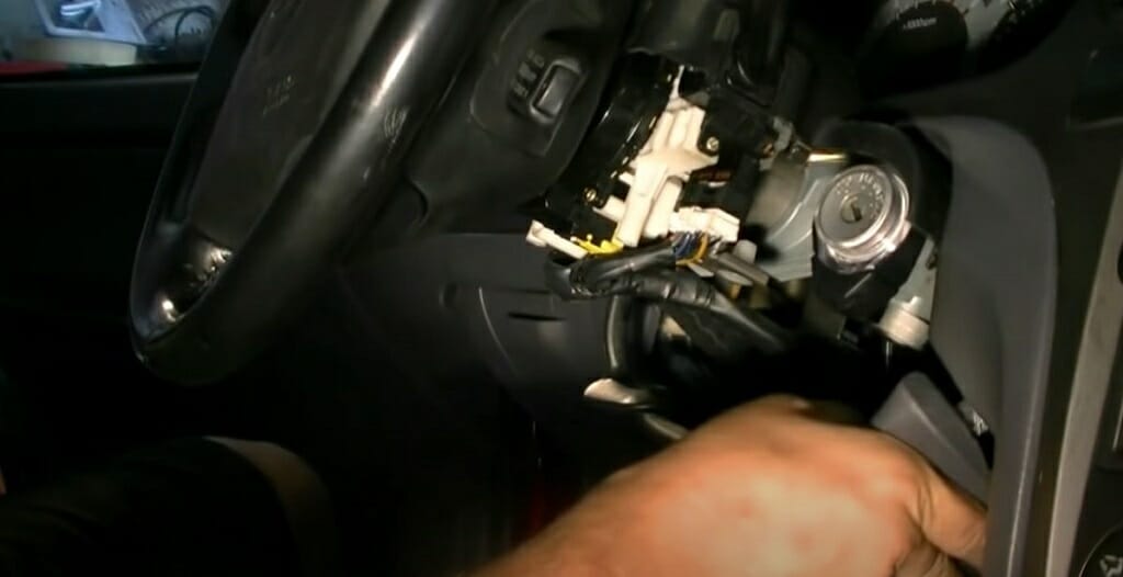 using Philips screwdriver