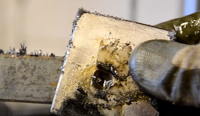 drilled magnet