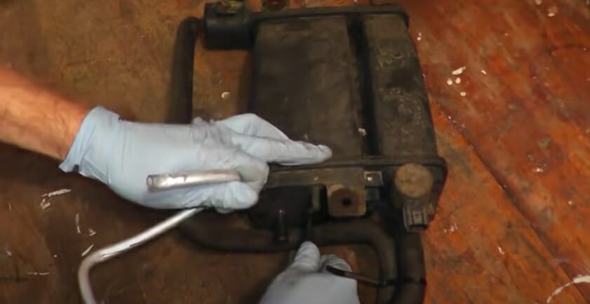 replacing charcoal canister