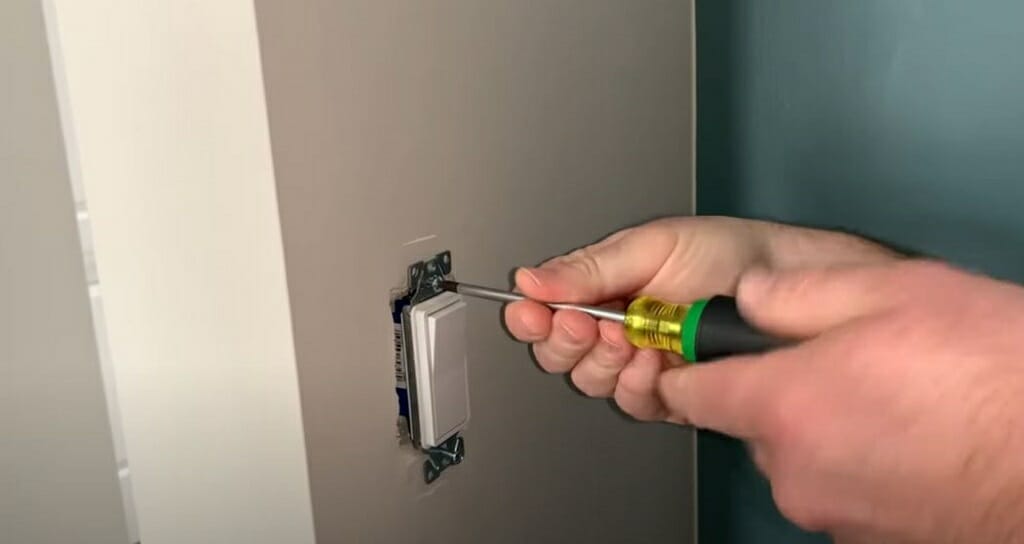 screwing switch cover