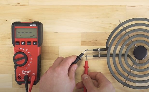 TRMS multimeter used for testing