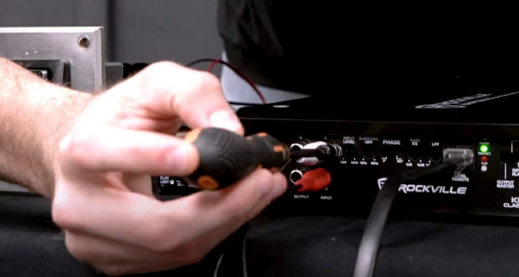 adjusting the gain