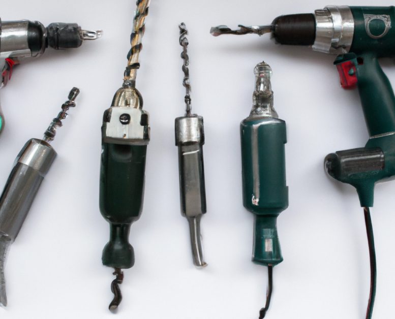 drill bits in a different kind of drill press