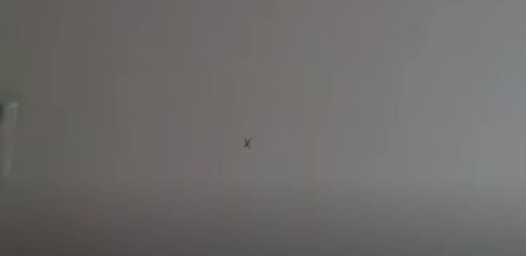 marking the wall for a hole