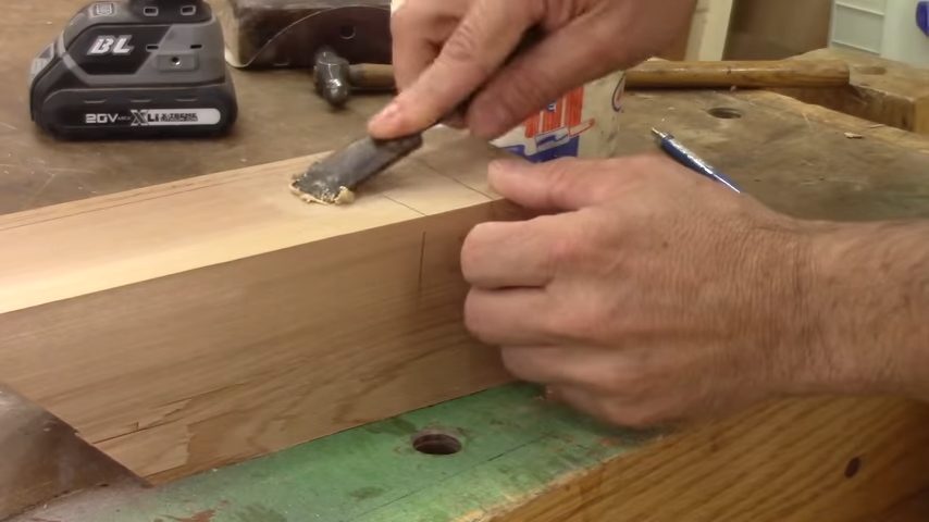 spread the wood filler out