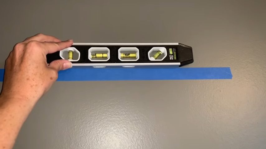 use a level to establish straightness