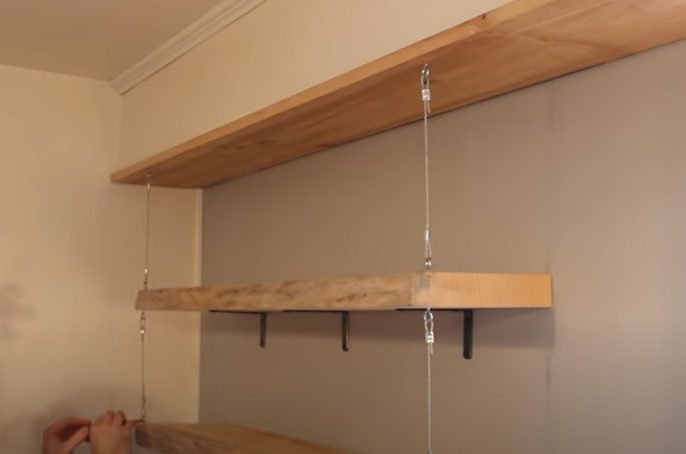 using wires/cables on cabinet