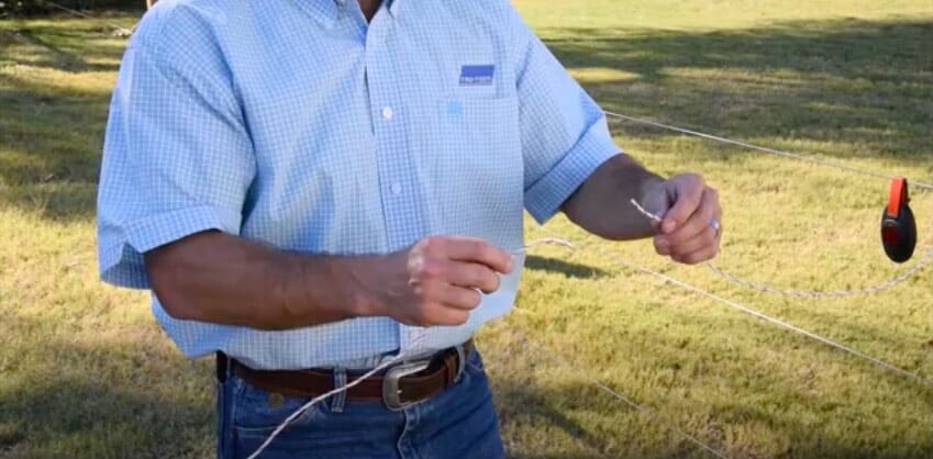 connecting poly rope for fence