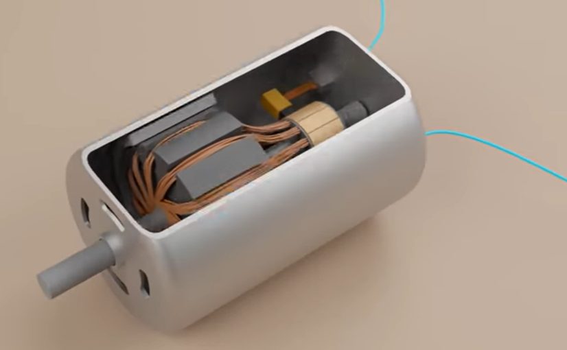 illustration of an electric motor