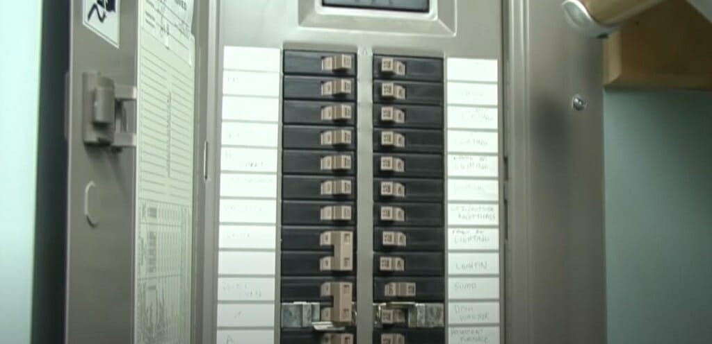 turning off the main power switch