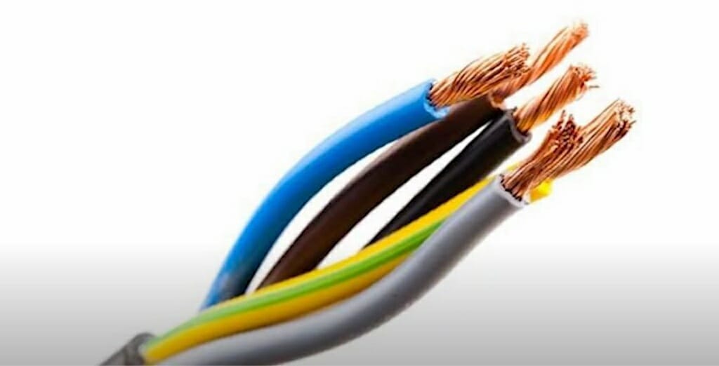 5 stripped wires