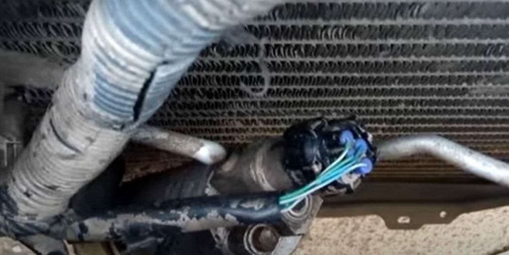 locating the AC pressure switch